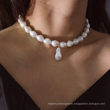 women pearl chocker necklaces,custom diy necklace jewelry oem